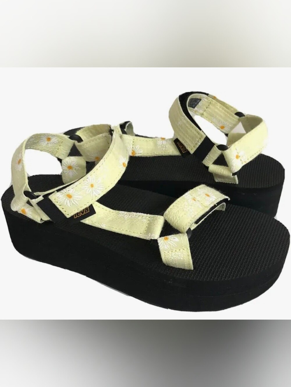 Teva Women's Adjustable Strap Sandals in Cream - Picture 2 of 12
